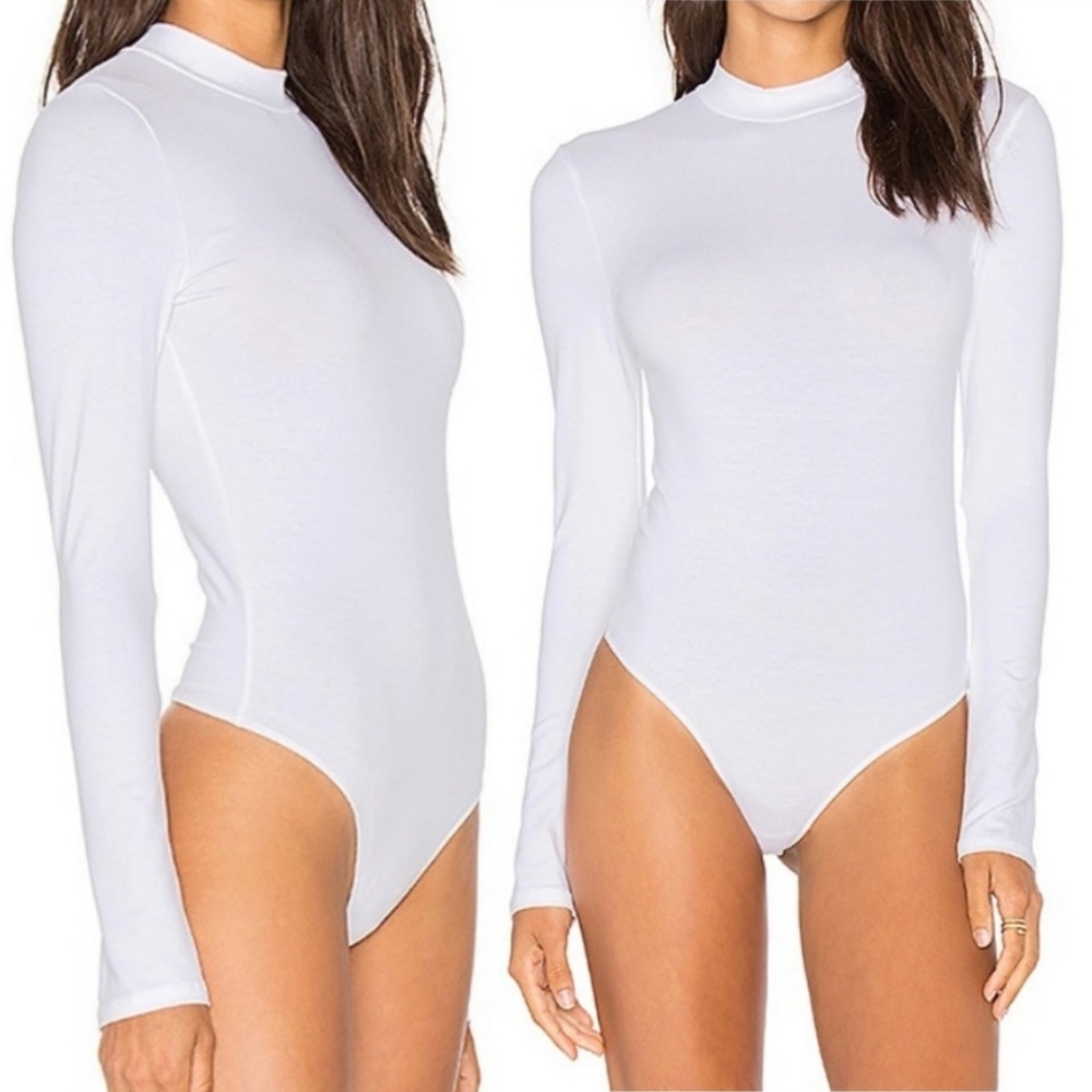 Only Hearts So Fine Thong Bodysuit Mockneck L